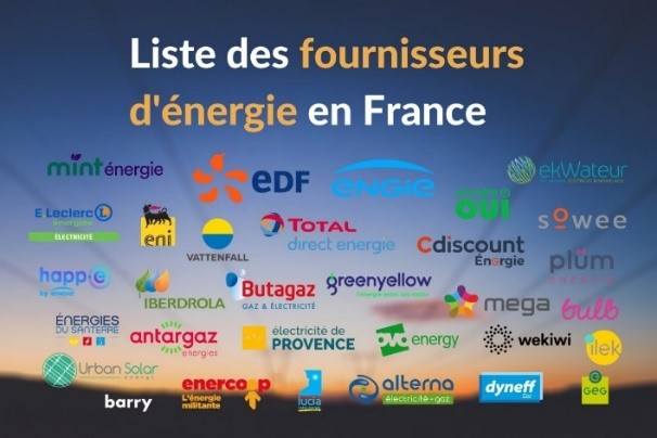 Fournisseurs d'énergie en France